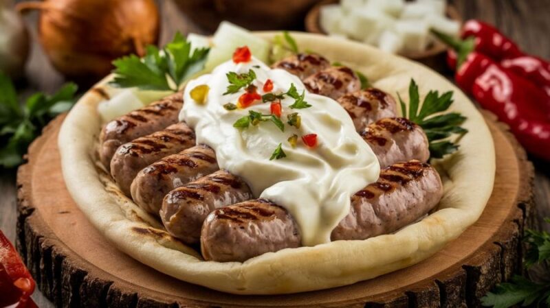 Ćevapi sa kajmakom